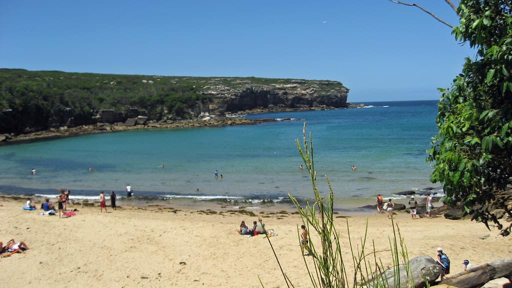 Wattamolla Beach inside Royal National Park